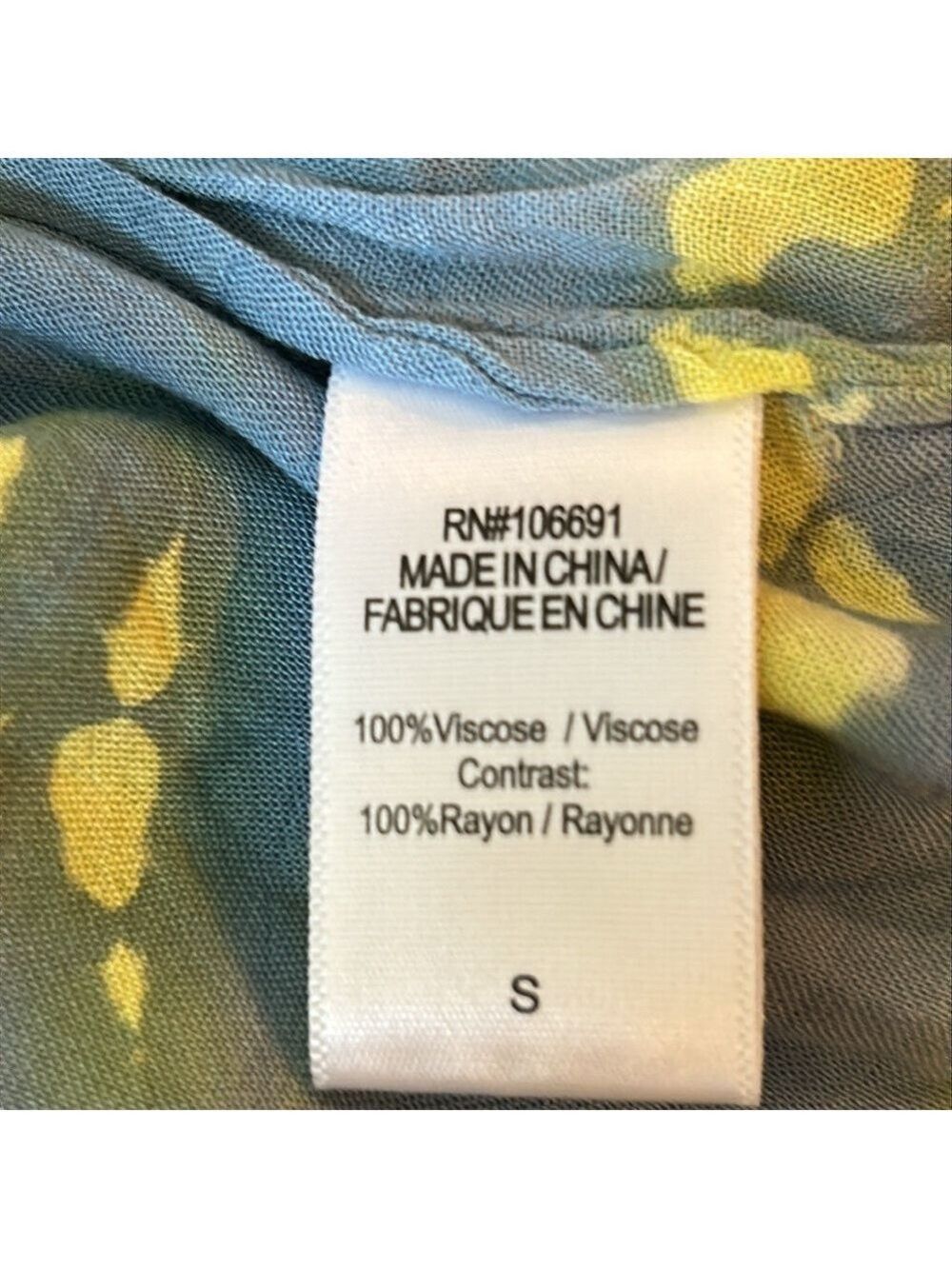 NWT Young Fabulous & Broke Tie Dye Sleeveless Maxi Dress Size S/M - Picture 10 of 10